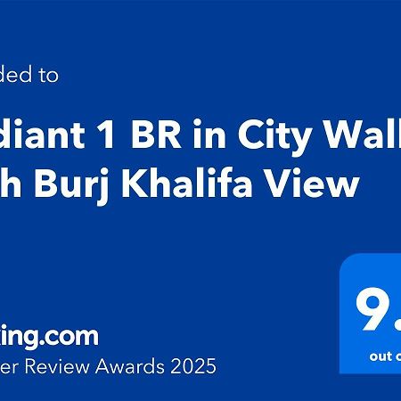 Radiant 1 Bedroom In City Walk Dubái Exterior foto