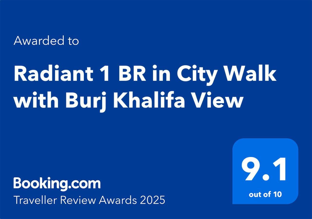 Radiant 1 Bedroom In City Walk Dubái Exterior foto